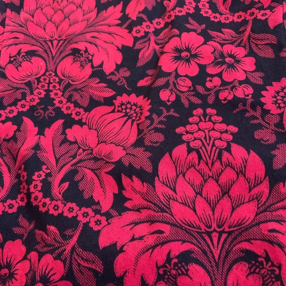 Talbots Stretch Tapestry Print Ankle Pants Party Holiday Sz 8 P. EUC! - Picture 10 of 10